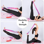 Yogaer Yoga Mat Carrier Strap, Adjustable Thick Straps Sling For Carrying Large Mats, Stretching Band