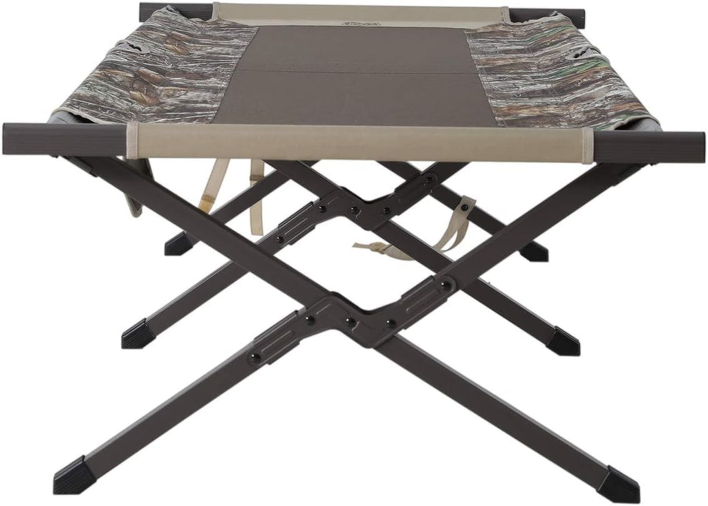 Timber Ridge Folding Cot, Support Up To 300 Lbs, Camo/Tan