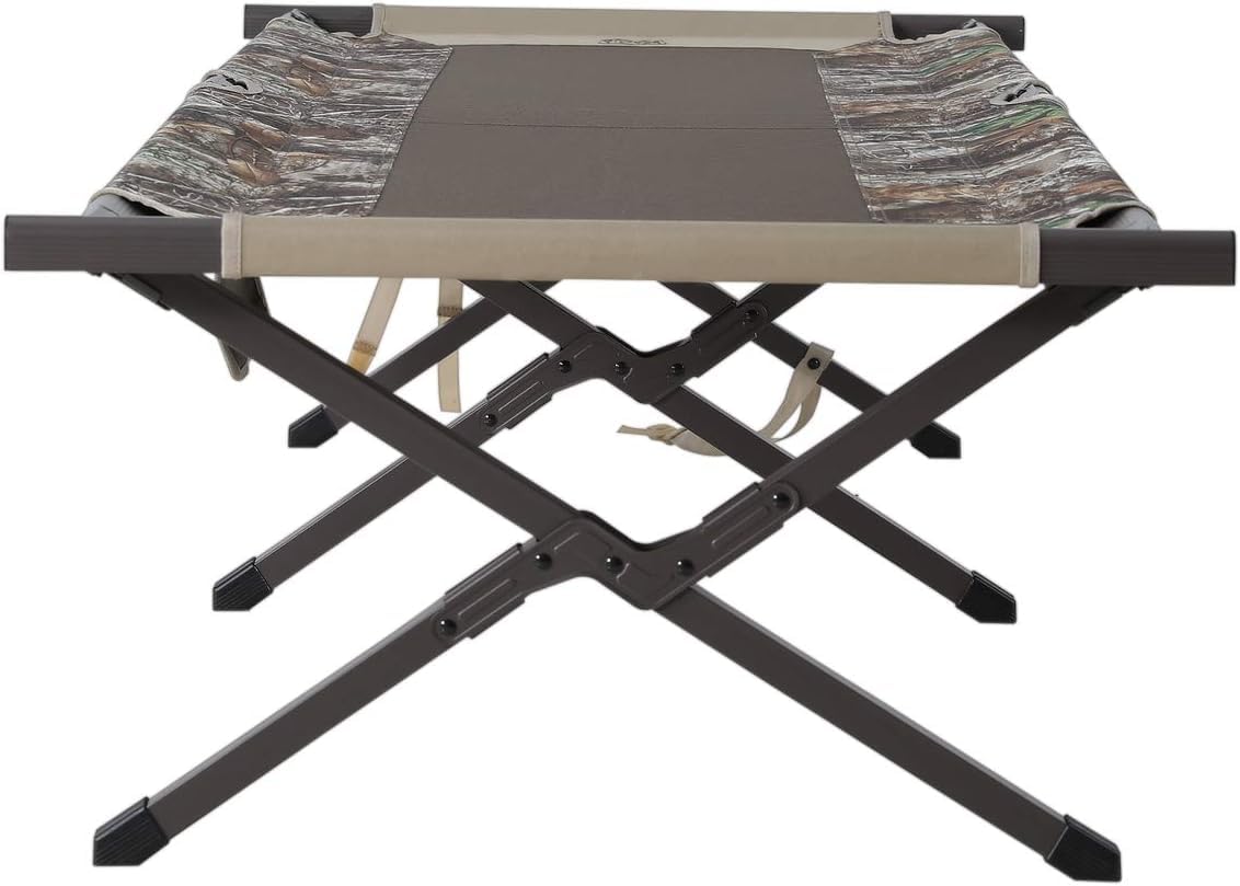 Timber Ridge Folding Cot, Support Up To 300 Lbs, Camo/Tan