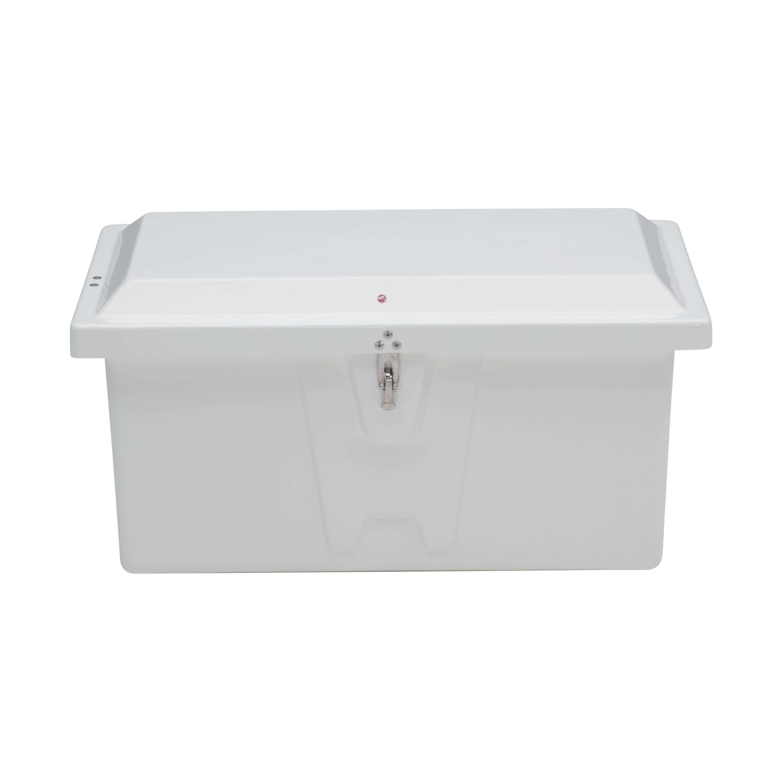 Taylor Made Stow 'N Go Low-Profile Fiberglass Dock Box, White (20'' H X 40'' W X 19'' D) - Fiberglass Construction, Uv Gelcoat F