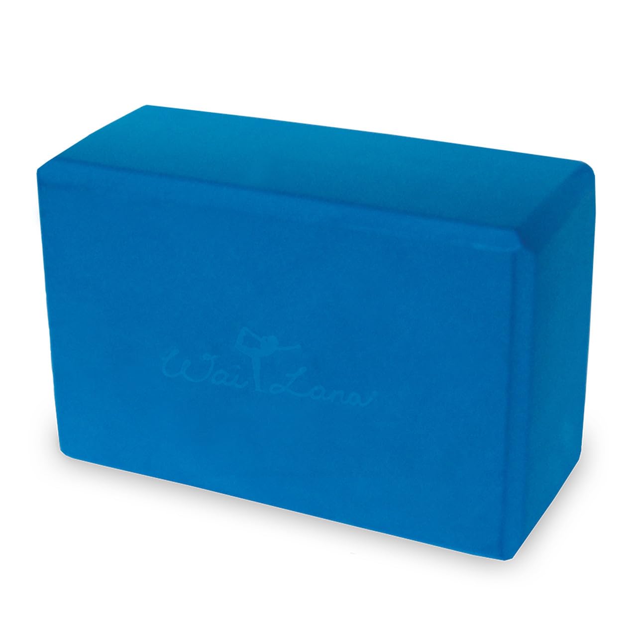 Wai Lana Foam Yoga Block (Blue, 3 Inch)