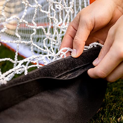 Franklin Sports Lacrosse Backstop Net - Lax Goal Extra Large Durable Net For Shooting Training + Practice - - 12' X 9'