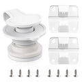Pokin Cooler Replacement Parts Kit for Coleman,Ice Chest Plastic Hinges,Cooler Standard Drain Plug Assembly and Stainless Steel 