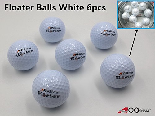 A99 Golf Floating Balls Floater Practice Aid Water Golf Range Pool Pond Balls Water Fun With Golf W/Carry Bag (White 48Pcs)