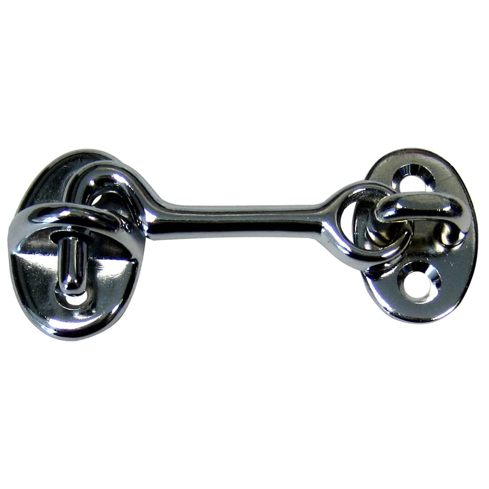 Whitecap Seafarer Marine Products Brass Cabin Door Hook C.P.