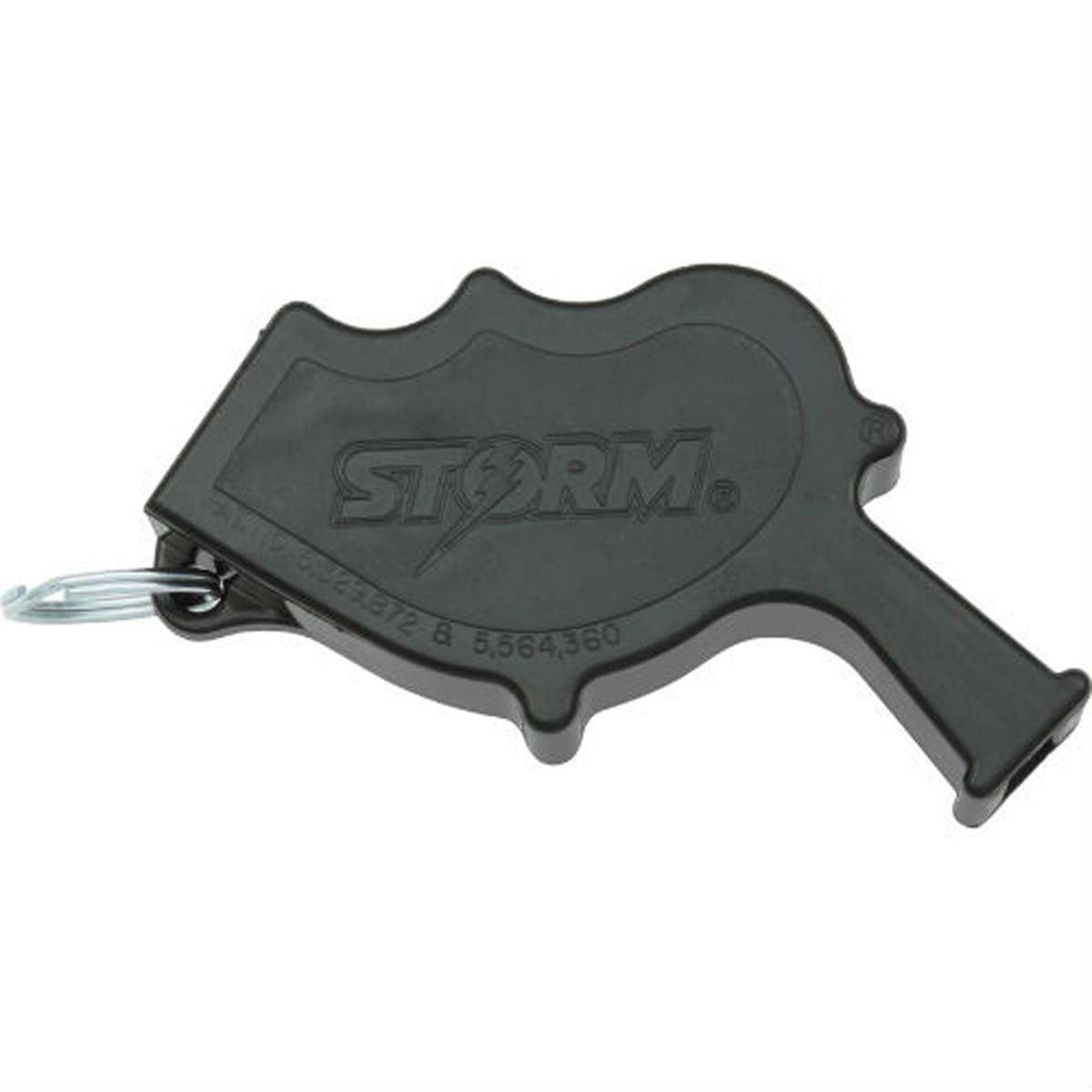 Storm Safety Whistle  Black