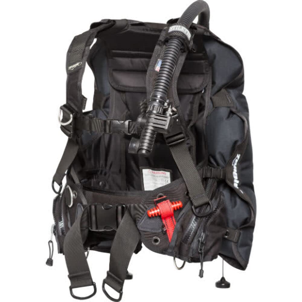 Zeagle Stiletto Bcd With The Ripcord Weight System, Black, Medium