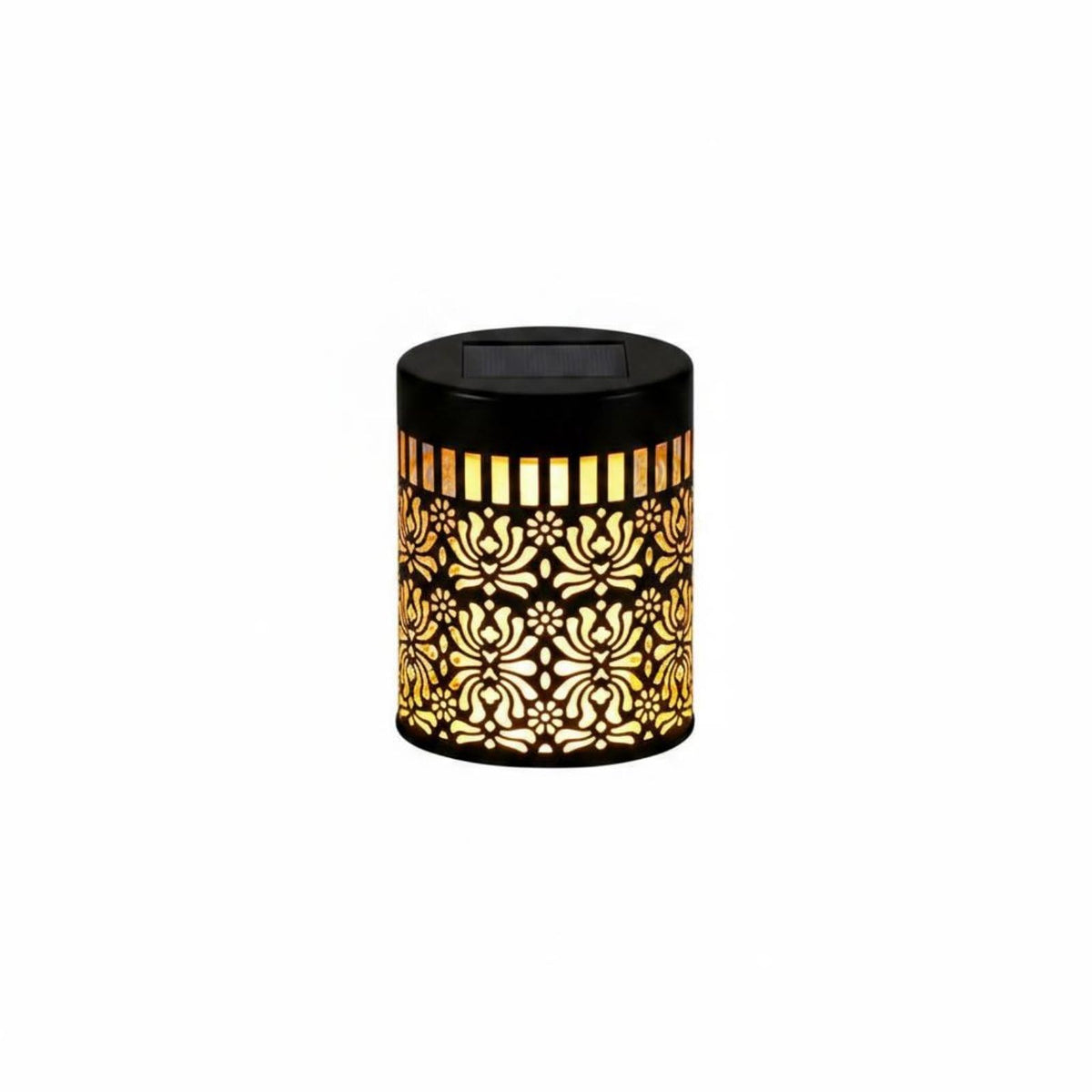 Trendivibe Outdoor Solar Wall Light, Waterproof Metal Mandala & Peony Wall Lantern, Automatic Night Sensor Led Lamp, Energy Savi