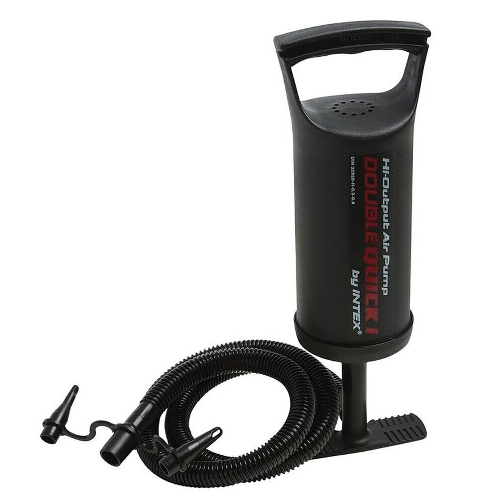 Power Systems HiOutput Air Pump Double Quick by Intex, Red/Black