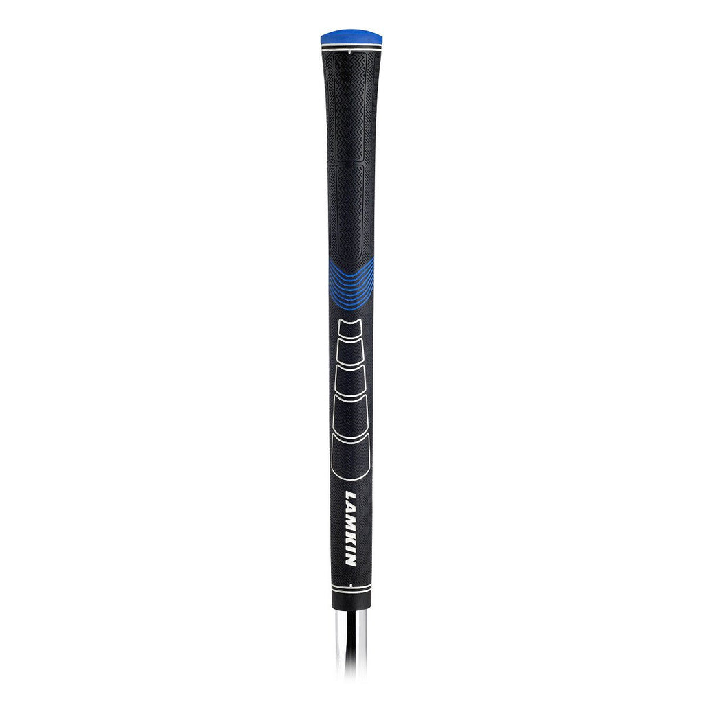 Lamkin Sonar + Golf Grips, Swinging Grips, With Lamkin'S Fingerprint And Genesis Technology, Black/Blue