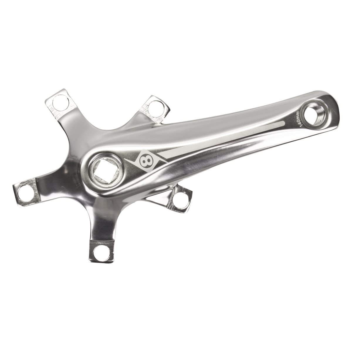 Origin8 Alloy Crank Arm Set (110 BCD), 170mm, Silver
