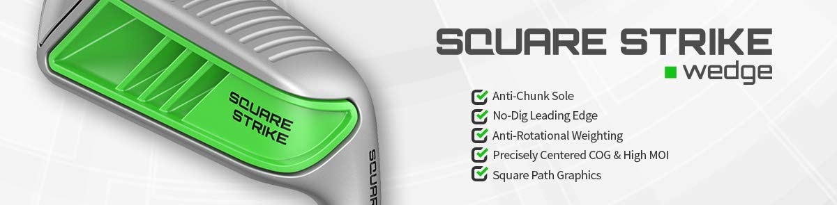 Square Strike Wedge For Right Handed Players-Pitching & Chipping Wedge For Men & Women -Legal For Tournament Play -Engineered By