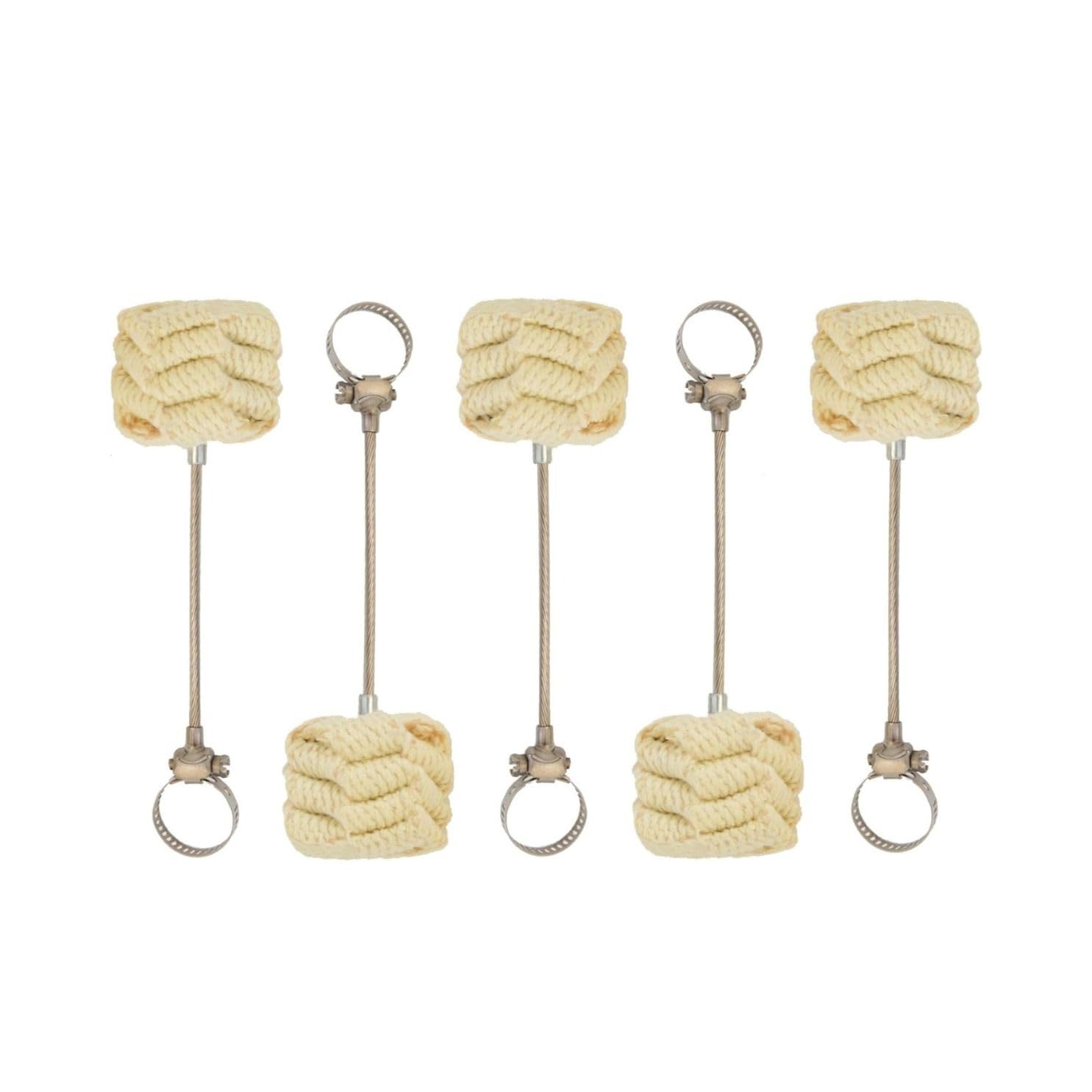 Synergy FlowArts Crown Knot Quick Wicks, Turn Any Hoop into a firehoop, The Original fire Wick for Hula Hoops, for 5/8 or 3/4 OD