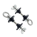 Clovrix 2 Pieces Sturdy Lat Pull Down Attachment Pulldown Heavy Duty Fastener Quick Weight Adjustment For Strength Training, Fix