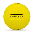 Wilson 2025 Triad Golf Balls - Yellow, 12 Balls