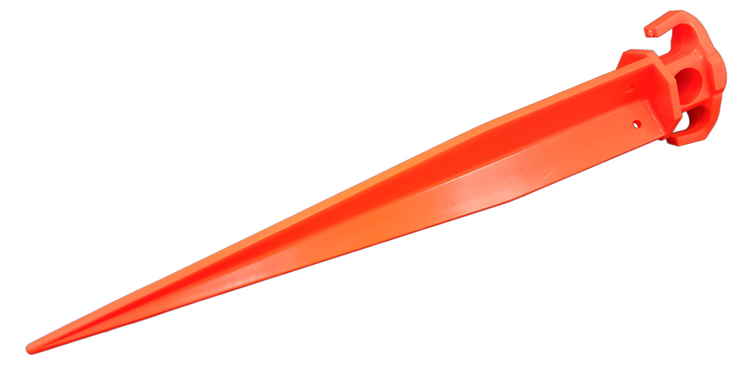 Lifstar 11-Inch 12-Pcs Tent Pegs Garden Stakes Durable And Strong Plastic Tent Stakes For Beach Mat, Camping Tent, Beach Umbrell