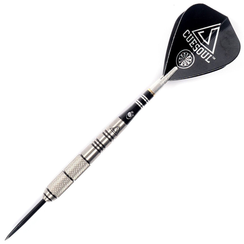 Cuesoul 24 Grams Tungsten Steel Tip Darts- Precise Barrels 90% Tungsten