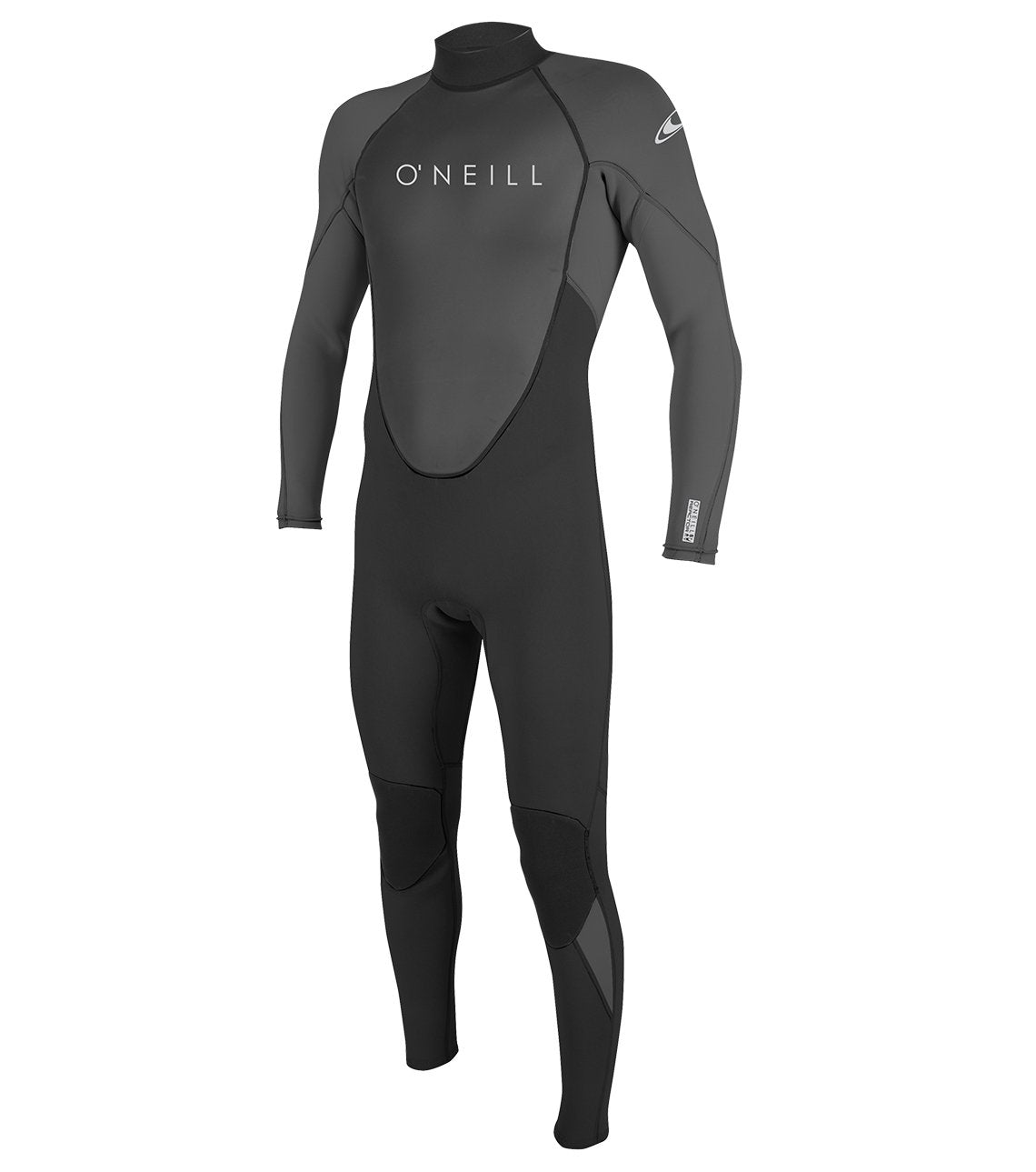 O'Neill Men'S Reactor-2 3/2Mm Back Zip Full Wetsuit, Black/Graphite, Xl