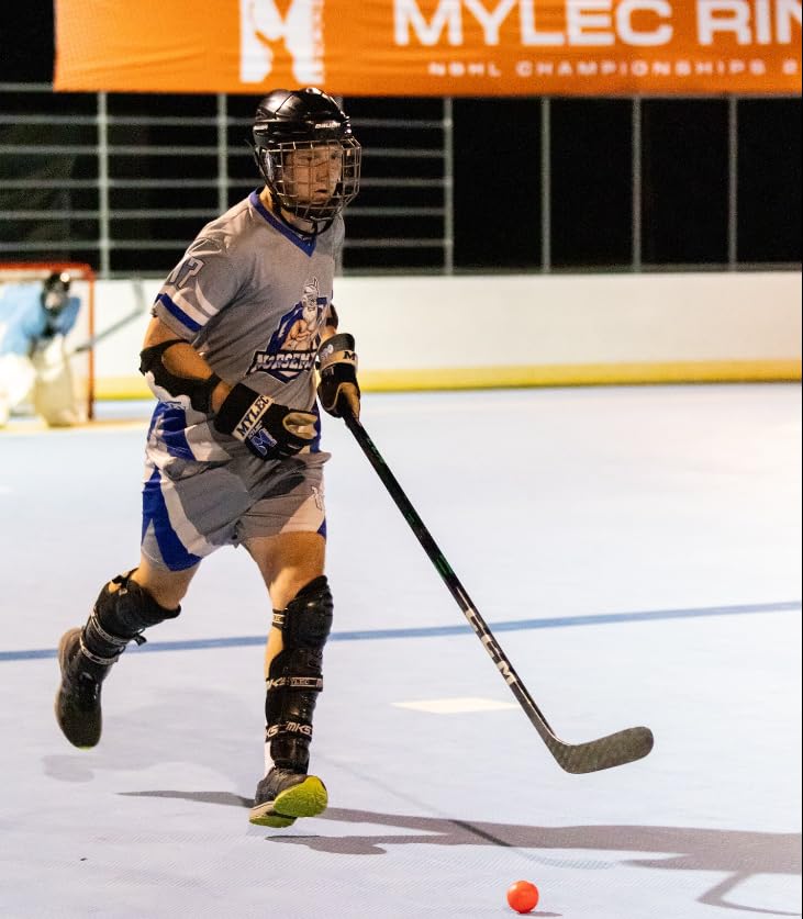 Mylec Street Hockey Balls, No-Bounce, Perfect For Play At >60 Degrees F, Durable, Roller Hockey Ball For Indoor/Outdoor Play (Or
