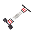 Merishopp Spring Chest Expander Foot Leg With 5 Spring Puller Workout 3 In 1 Exerciser | Sporting Goods | Fitness, Running & Yog