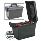 Mtm Sdb-0-11 Sportsmen'S Dry Box, O-Ring Sealed, Heavy Duty Latch, Lockable, Crush-Proof, Usa Made, Forest Green