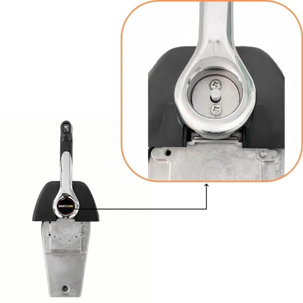 Boatcon 704 Single Binnacle Remote Control Box 704-48205-P1 Console Top Mount For Yamaha Outboard Engine Push To Open