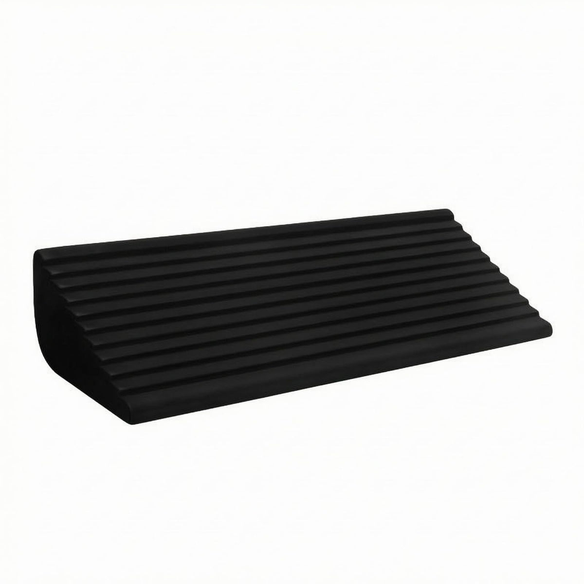 HEAVENGLOW Ribbed Top Foam Fitness Incline Block Textured Fitness Incline Block Matte Finish Incline Board Rounded Edges for Str