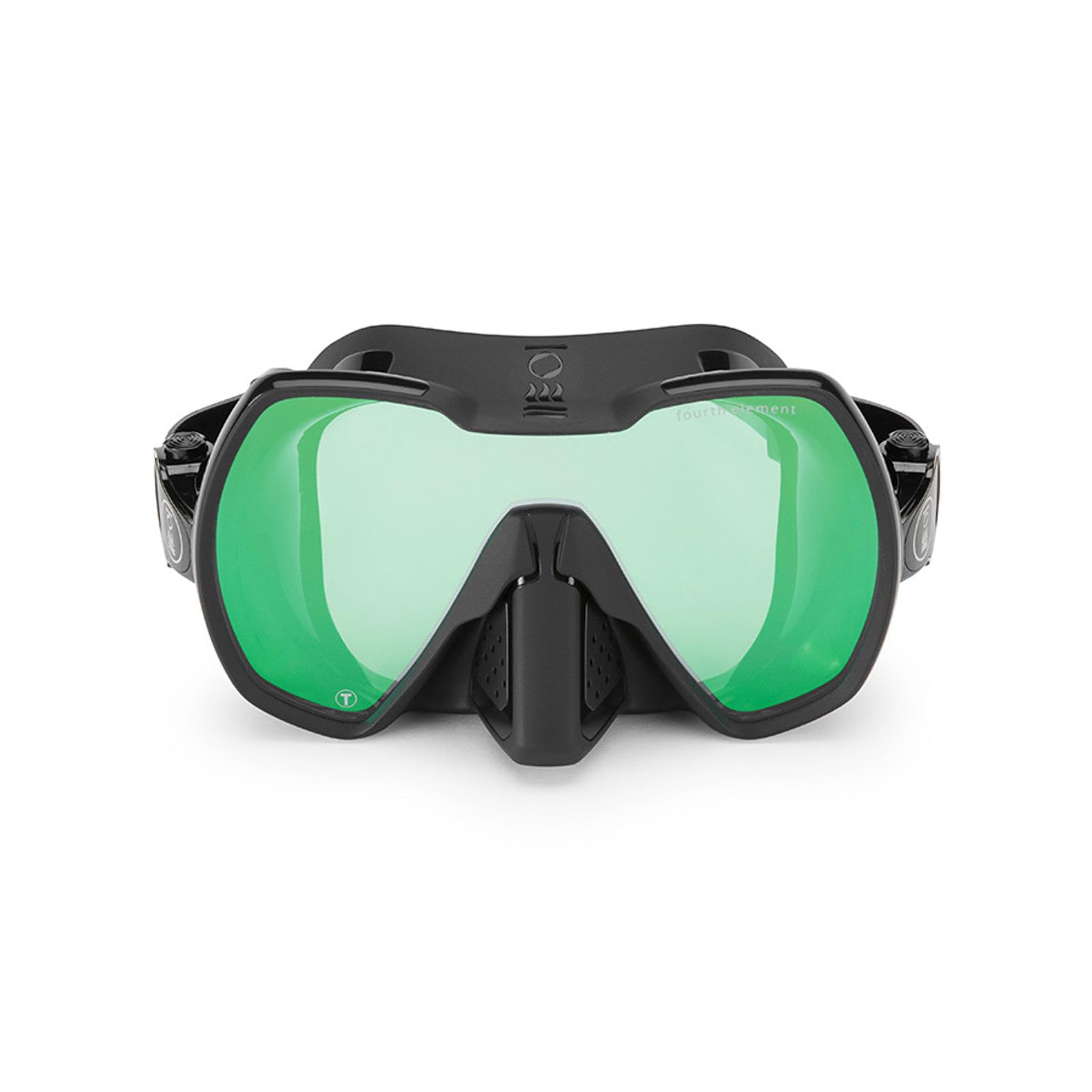 Fourth Element Seeker Mask - Low Volume, Universal Fit, Clarity & Contrast Lens Options, Black Contrast