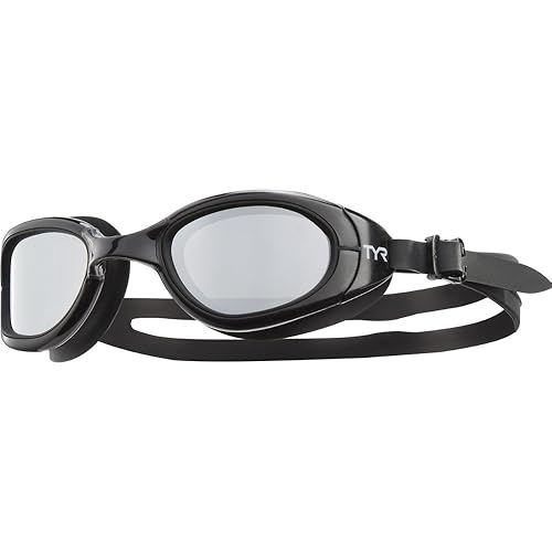 Tyr Special Ops 2.0 Swim Goggles With Polarized, Anti-Fog Lenses, For Men And Women, Black