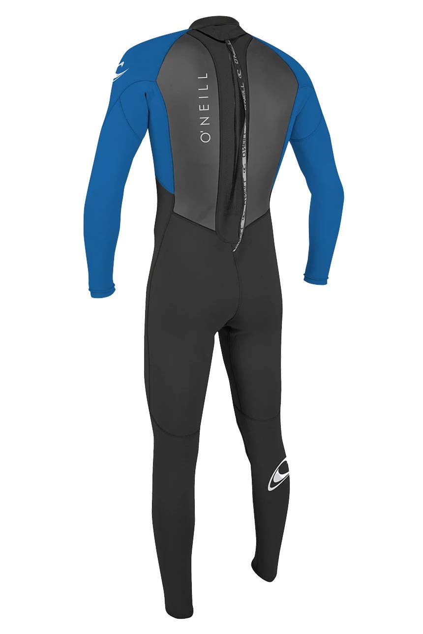 O'Neill Youth Reactor-2 3/2Mm Back Zip Full Wetsuit, Black/Ocean, 14