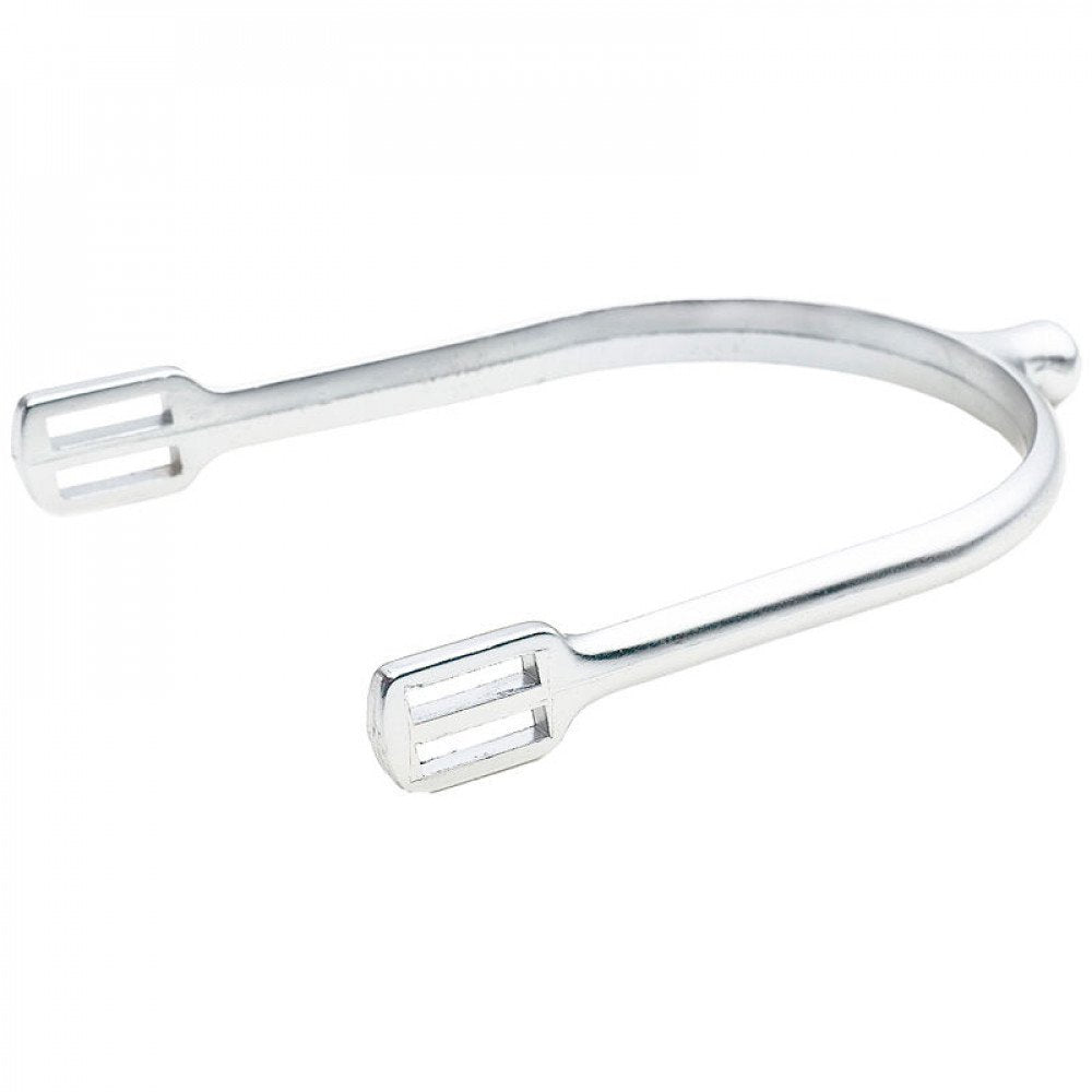 Horze Knob Spurs For English Horseback Riding  Stainless Steel, Size For Women And Men - Silver - W 3/4