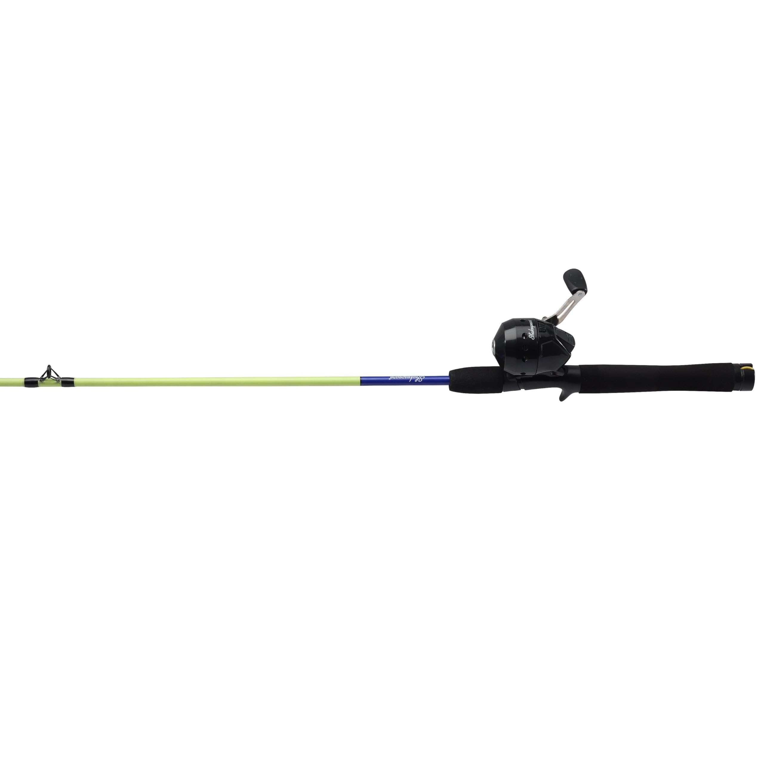 Shakespeare Catch More Fish Lake/Pond Spincast Reel And Fishing Rod Combo, Includes Berkley Fishing Baits, Tackle, & Tackle Box,