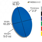 Theraband Stability Trainer Pad, Intermediate Level Blue Foam Pad, Balance Trainer & Wobble Cushion For Balance & Core Strengthe