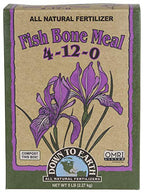 Down To Earth Organic Fish Bone Meal Fertilizer Mix 4-12-0, 5 Lb