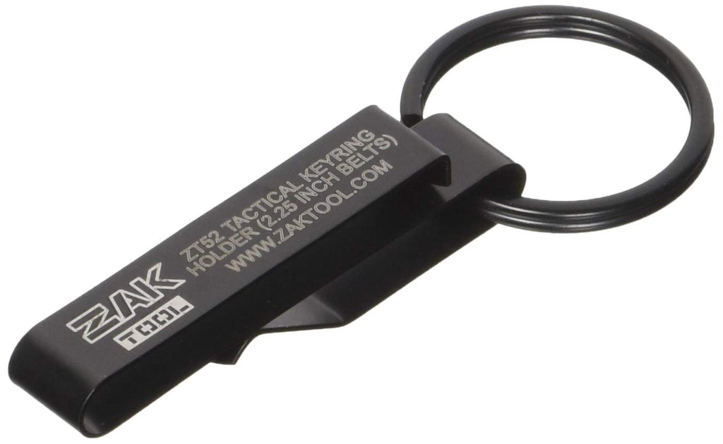 Zak Tool Zt52 Tactical Stealth Police Key Ring Holder (2.25-Inch Max) Black