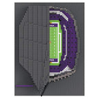 FOCO NFL Minnesota Vikings 3D Brxlz Stadium Building Blocks Set, Team Color, One Size