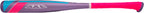 Axe Bat 2022 Origin (-11, 2-1/4'') Usabat Tee Ball Baseball Bat, 1-Piece Alloy, Purple/Pink/Blue, 25 In/14 Oz.