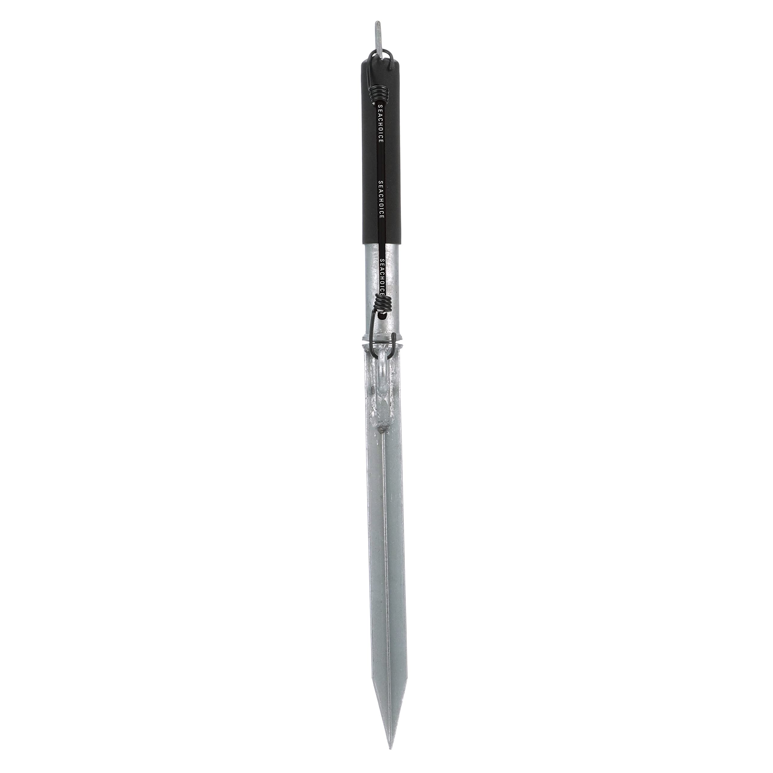 SEACHOICE Beach Spike in Galvanized Steel for PWC or Boat up to 30 Ft, Anchor, Self-Hammering Action w/Rubber-Coated Handle