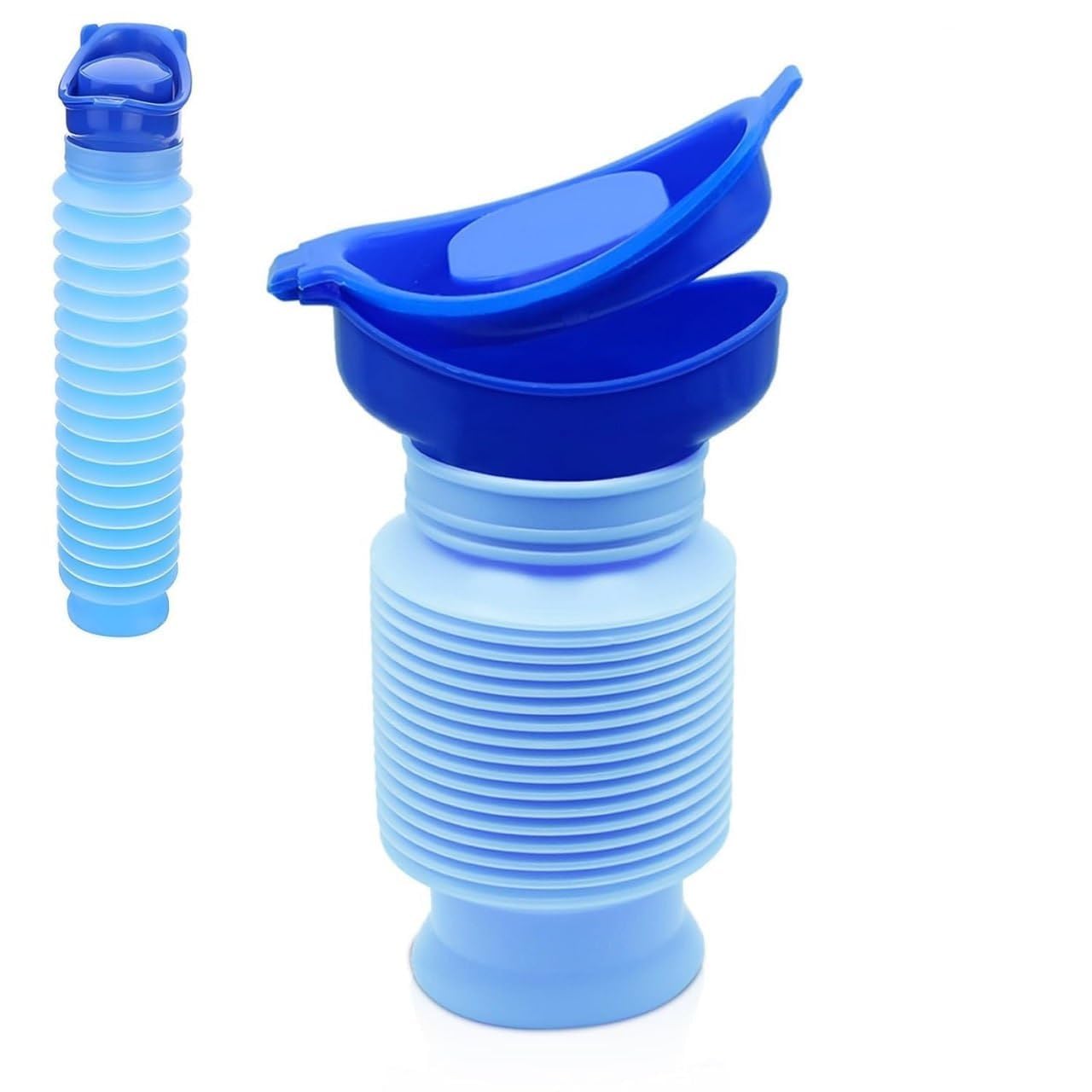 Whimsical Portable Pee Bottle 750ml | Unisex Emergency Urinal for Car, Travel, Camping & Traffic Jams | Collapsible, Leakproof, 