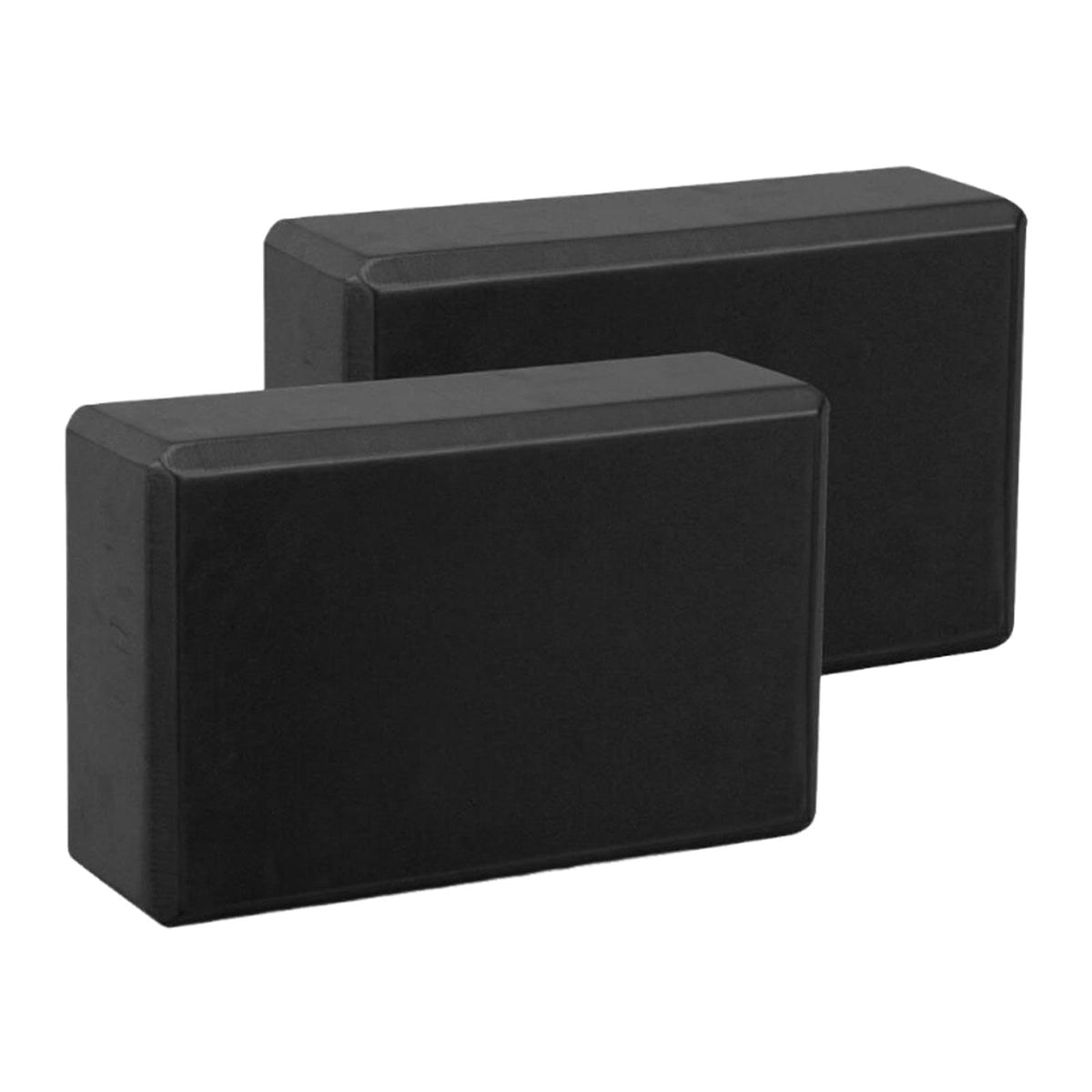 HEAVENGLOW 2X Yoga Blocks Anti Slip Yoga Prop Accessories for Indoor Sports Gym Fitness Black | Yoga Props | Yoga & Pilates | Fi