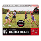 Wicked Big Sports Inflatable Basket Heads, Funny Basketball Or Toss Game For Outdoor Or Indoor Play, Red (1913)