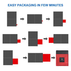 Ainiv Picnic Blanket, Mini Pocket Beach Mat 55.1 X 70.8In (3-5 People) Foldable, Lightweight Waterproof Sand Free, Foldable Thin