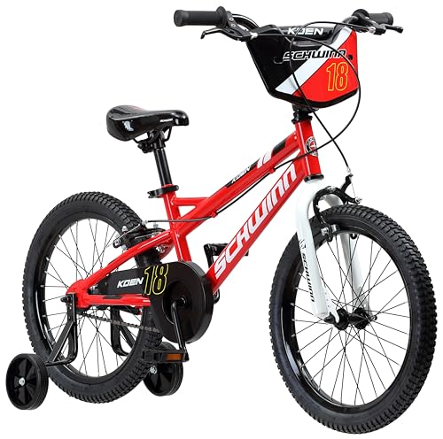 Schwinn Elm and Koen Bike or Balance Bike, 12-18 Inch Bike for Kids Ages 2-13, Black, Blue, Red, Teal, Pink or Purple, SmartStar