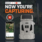 Bushnell Cellucore 20 Solar Trail Camera, Dual Sim Low Glow Hunting Game Camera With Detachable Solar Panel Works With Onx Hunt