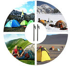 8 Pack Tent Stakes Heavy Duty 12 Inch Steel Tent Pegs For Camping Unbreakable And Inflexible