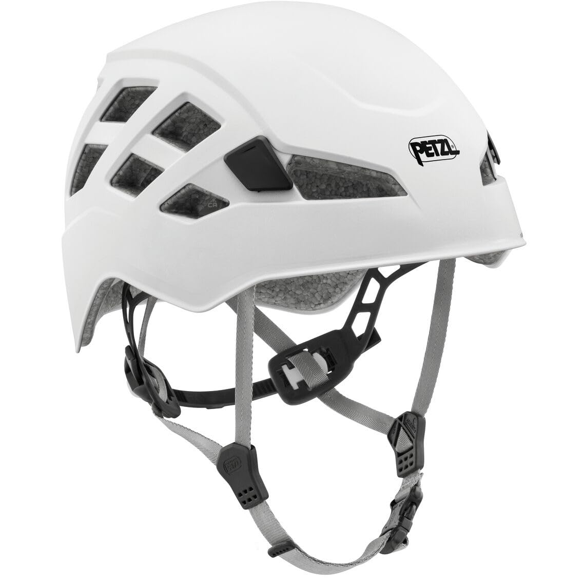 Petzl BOREO Men's Helmet - Durable Rock Climbing Helmet with Enhanced Head Protection - White - S/M