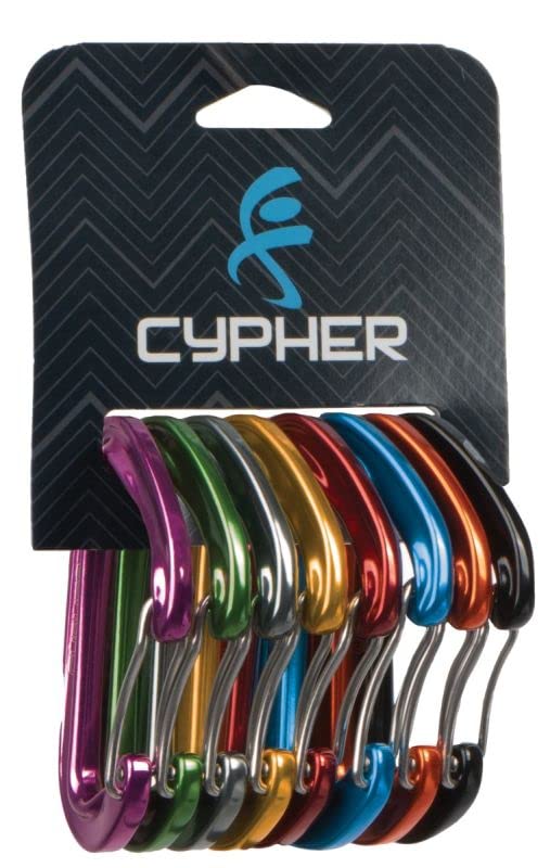 Cypher 765241 Mydas Ultra Carabiners Assorted Color - Pack of 8