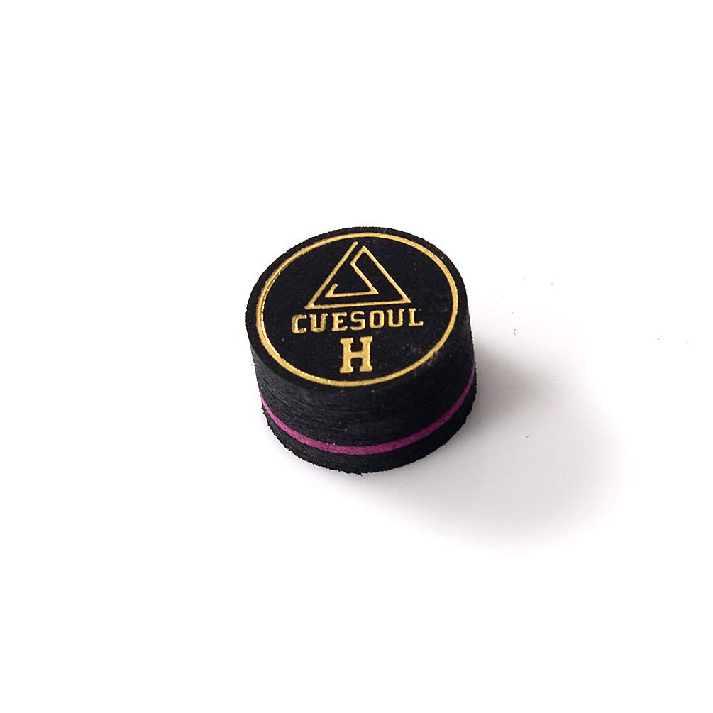 Cuesoul 5Pcs 14Mm Cue Tips Mix Hardness S,M,H,S,Ss For Billiard Pool Cue And Snooker Cue