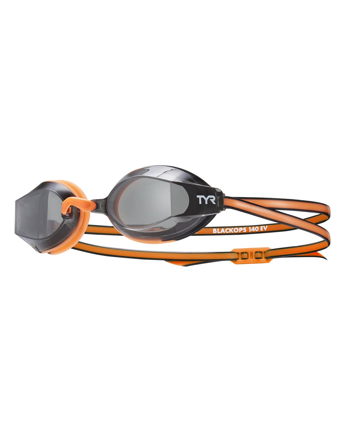 Tyr Blackops 140 Ev Racing Goggles Junior Fit, Smoke/Orange/Black