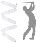 Caoxiong 10 Pcs Golf Weighted Lead Tape Golf Clubs Adhesive Lead Tapefor Golf Club Iron Putter Head And Tennis Racket Adjust Wei